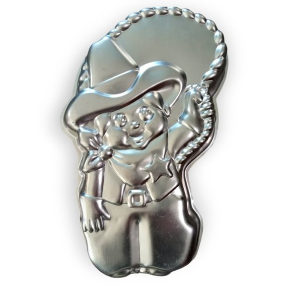 Wilton 2 vintage 1970s cake pans new cowboy and running shoe - Picture 5 of 8